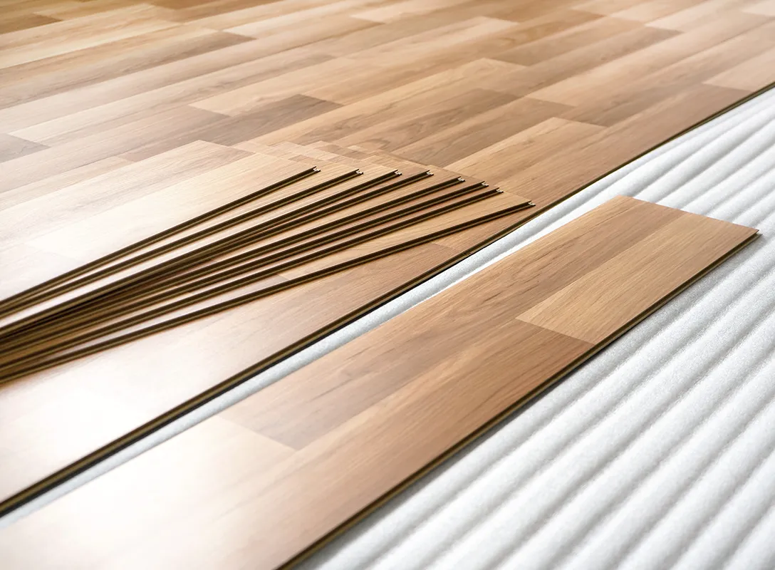 Laminate flooring installed in an El Paso, TX home