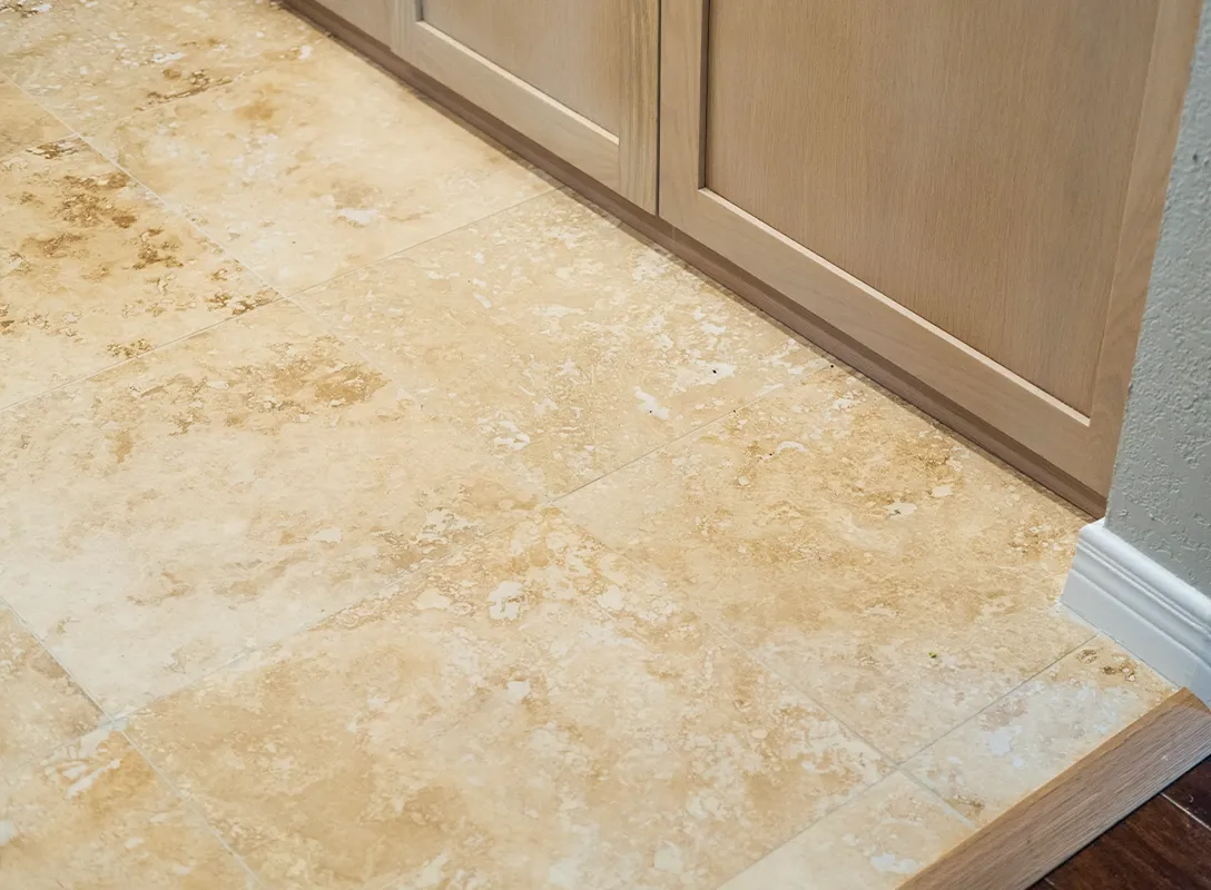 Flooring services in El Paso, TX: tile installed in a finished home